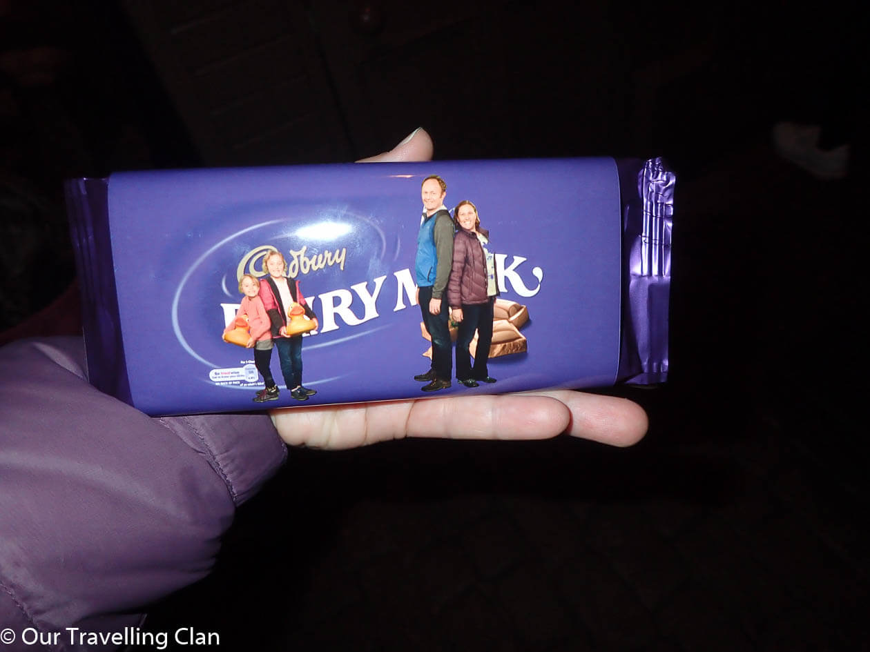 Cadbury personalised chocolate